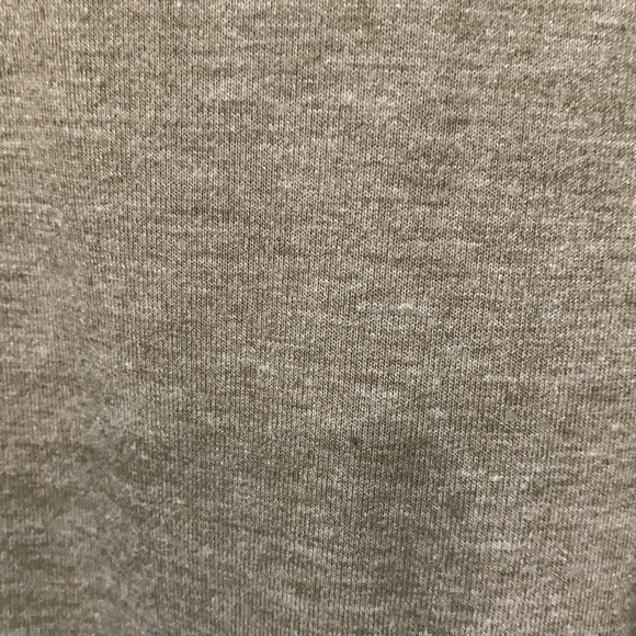 Women's Olive Green 3/4 Ruffle Sleeve Distressed Knit Blouse Top Shirt - Picture 5 of 5